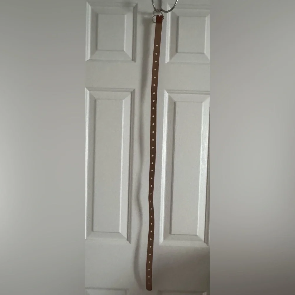 Heart-Shaped Buckle Brown Belt